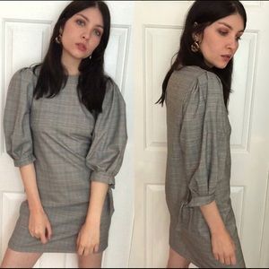 H&M Plaid Shift Dress